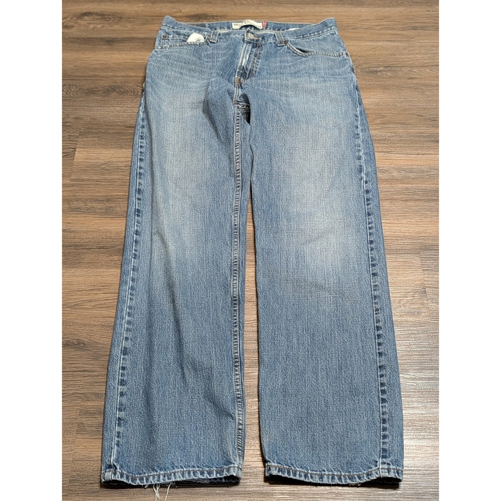 Levis 559 Relaxed Straight Jeans Mens 34x36 Medium Wash Baggy Tall Y2K Denim